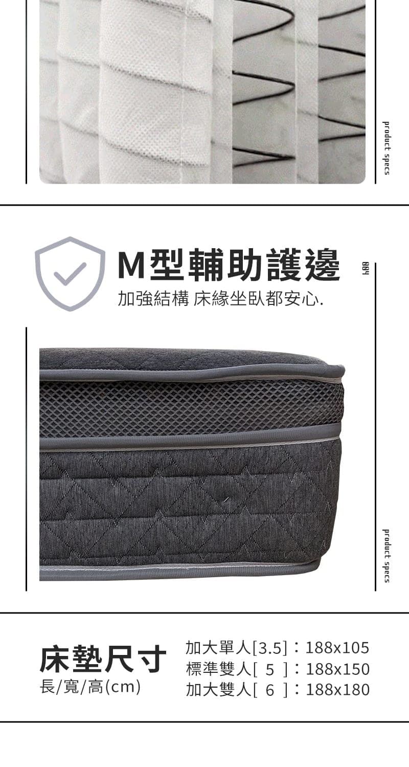 墨蓆雙面睡石墨烯冰藤床墊 商品說明