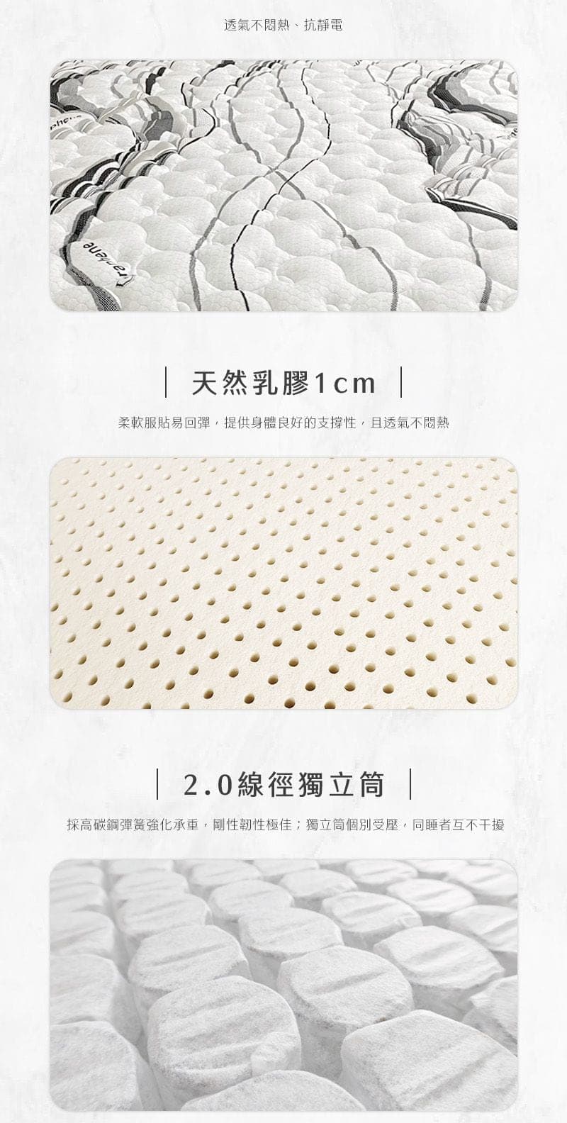 S304-AGRO雙彈簧獨立筒床墊 商品說明